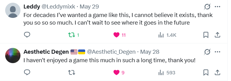 A player's written note about Civic Desk