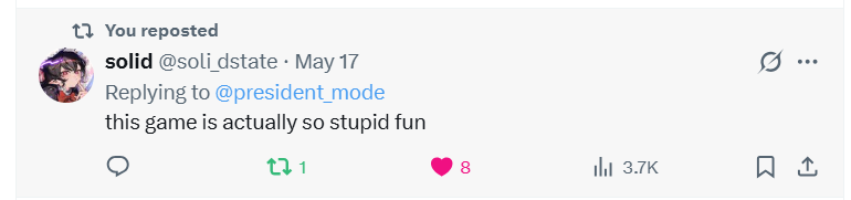 A player's written note about Civic Desk